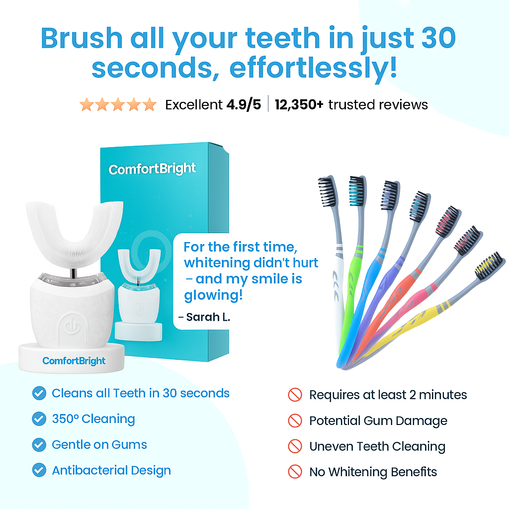 Finally—whiter teeth without the pain.