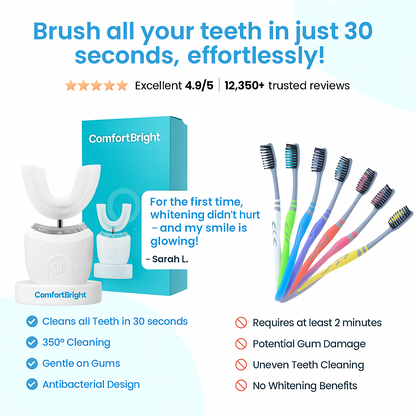 Finally—whiter teeth without the pain.